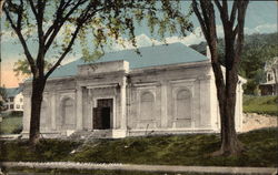 Public Library Gilbertville, MA Postcard Postcard