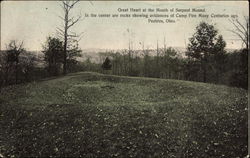 Great Heart at the Mouth of Serpent Mound Postcard