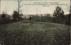 Great Heart at the Mouth of Serpent Mound Peebles, OH Postcard Postcard