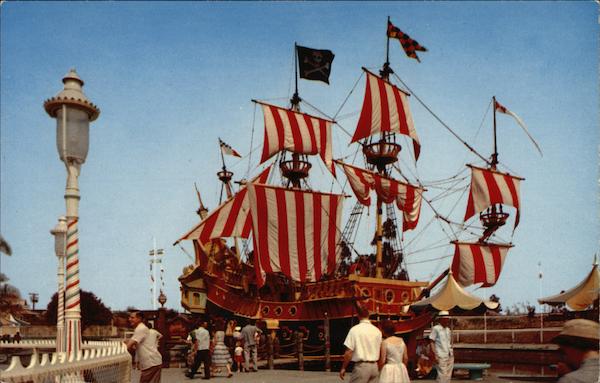 Pirate Ship at the Magic Kingdom California Disney