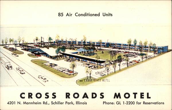 Cross Roads Motel Schiller Park Illinois