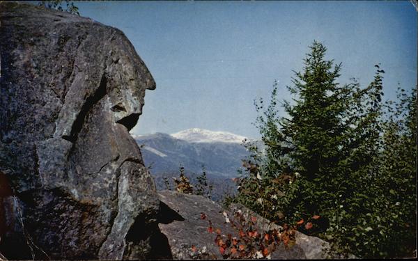Washington Boulder on Thorn Mountain Jackson New Hampshire