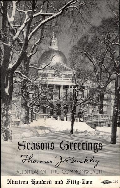 Seasons Greetings Boston Massachusetts