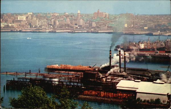 Skyline from West Seattle Washington