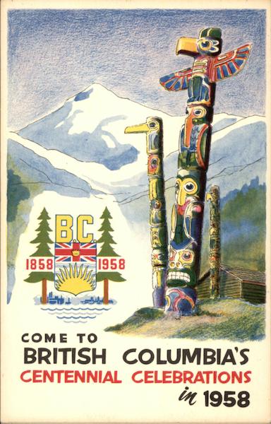 Come to British Columbia's Centennial Celebrations in 1958 BC Canada