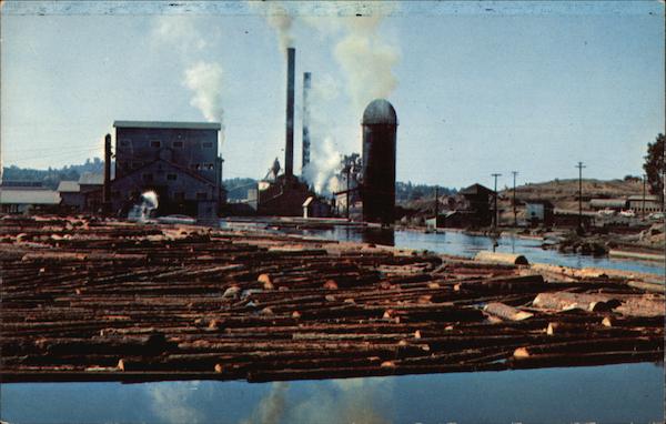 Pickering Lumber Mill and Pond Standard California