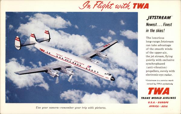 In Flight with TWA Aircraft
