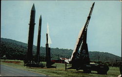 The Redstone, Corporal, Nike-Ajax and Honest John Guided Missiles Postcard