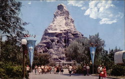 Matterhorn - Tomorrowland, Disneyland Postcard