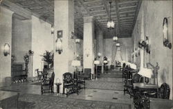 The Lounge, Hotel Roosevelt Jacksonville, FL Postcard Postcard