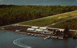 Trader Zekes Marina & Boatel, Vanderbilt Postcard