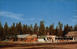 Pete's Motel, Laundromat, & Sinclair Products Postcard