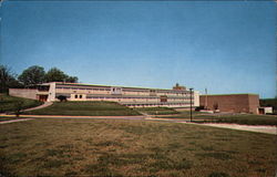 High School Grounds and Building Postcard