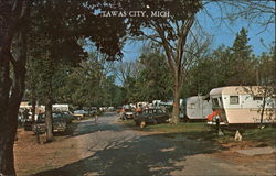 Michigan State Park Scene Tawas City, MI Postcard Postcard