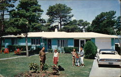 View of Typical Resort Model Villa Postcard