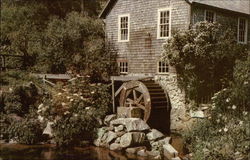 The Oldest Water Mill on the American Continent Postcard