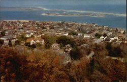 View of Highlands and Sandy Hook New Jersey Postcard Postcard