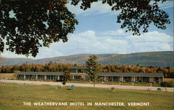 The Weathervane Motel in Manchester, Vermont Postcard Postcard