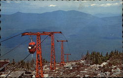 Gondola Lift, Tall Timber Region, Old Town Carrabassett Valley, ME Postcard Postcard