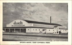 Sports Arena Camp Edwards, MA Postcard Postcard