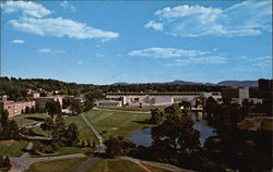 University of Massachusetts - View of UMass Campus Postcard