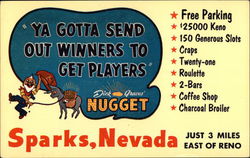 Dick Graves' Nugget Sparks, NV Postcard Postcard