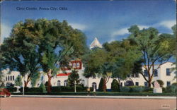 Civic Center Ponca City, OK Postcard Postcard