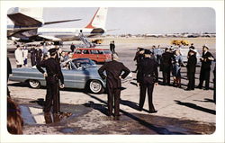 Forming of Presidential Parade - Love Field Dallas, TX Postcard Postcard