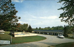 Red Hill Motel and Cabins Moultonborough, NH Postcard Postcard