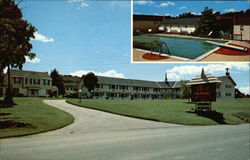 The Hollow Motel Barre, VT Postcard Postcard