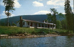 Three Islands Camp, Grand Cascapedia River Postcard