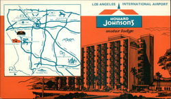 Howard Johnson's Motor Lodge Los Angeles, CA Postcard Postcard