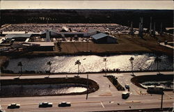 Kennedy Space Center - Entrance to Visitor's Center Postcard