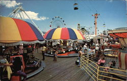 Amusement Pier Seaside Park, NJ Postcard Postcard