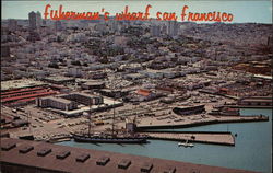 Fisherman's Wharf, San Francisco California Postcard Postcard