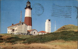 Montauk Point Lighthouse, Long Island New York Postcard Postcard