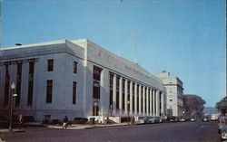 United States Post Office - Grand Street Waterbury, CT Postcard Postcard