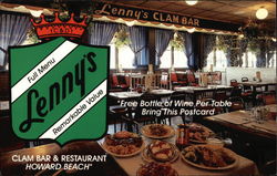 Lenny's Clam Bar & Restaurant Postcard