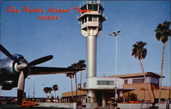 Sky Harbor Airport Tower, Phoenix Arizona Postcard Postcard