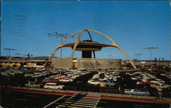 Skkyhigh Restaurant at Los Angeles International Air Terminal California Postcard Postcard