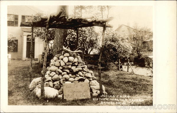 Indian Cairn, Historic Walker Tavern Brooklyn Michigan