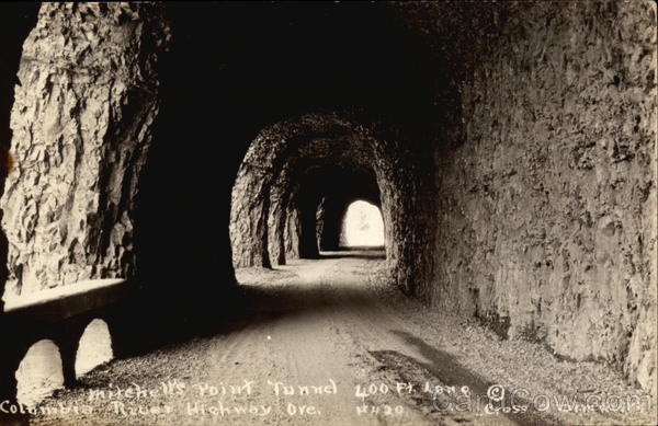 Mitchell's Point Tunnel Columbia River Highway Oregon