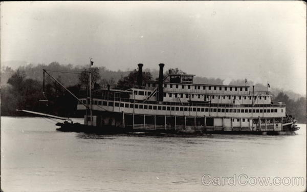 Paddleboat on River Riverboats