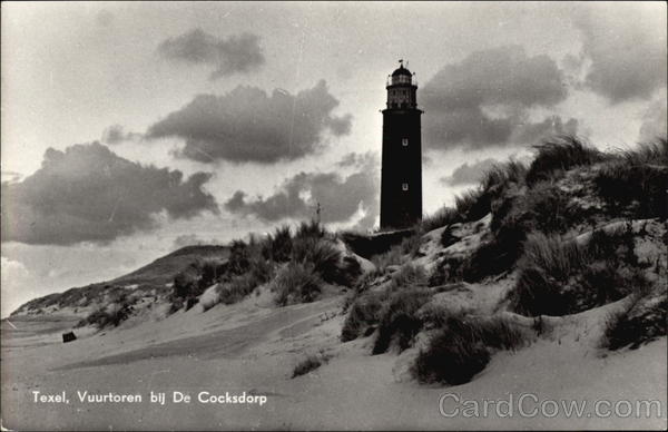 Vuurtoren bij De Cocksdorp Texel Netherlands