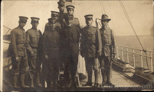 Soldiers on Boat Military