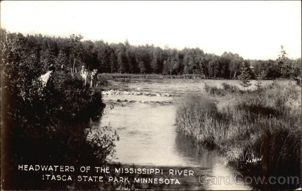 Headwaters of the Mississippi River, Itasca State Park Park Rapids Minnesota
