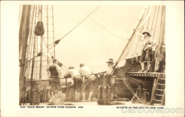 The Half Moon in New York Harbour