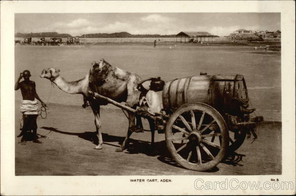 Water Cart Aden Yemen Middle East