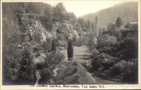 The Sunken Garden, Tod Inlet, Brentwood Bay Victoria BC Canada