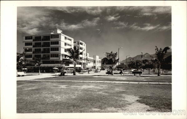 View Down Street Colombia South America